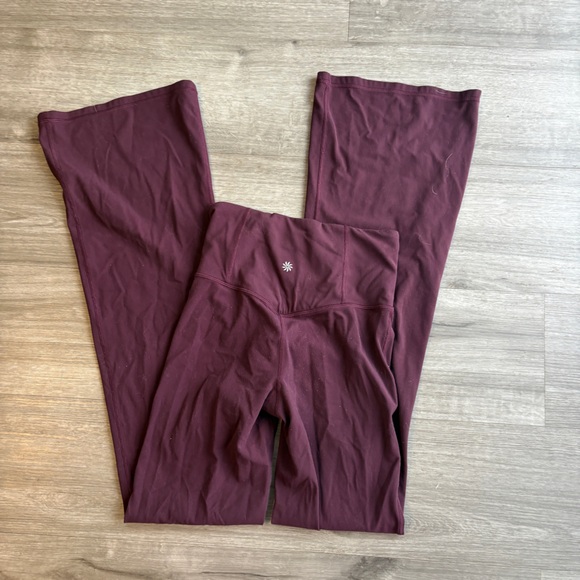 Athleta Pants - Athleta Elation Ultra High Rise Leggings Spiced Cabernet Flared Pants